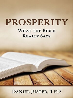 cover image of Prosperity--What the Bible Really Says